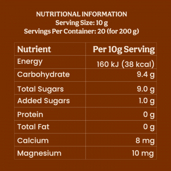 Palm Jaggery Powder 200g Jar