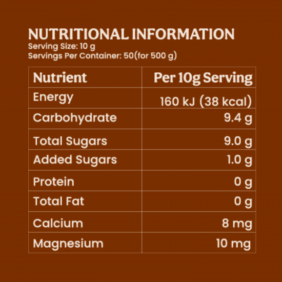 Palm Jaggery Powder 500g Jar